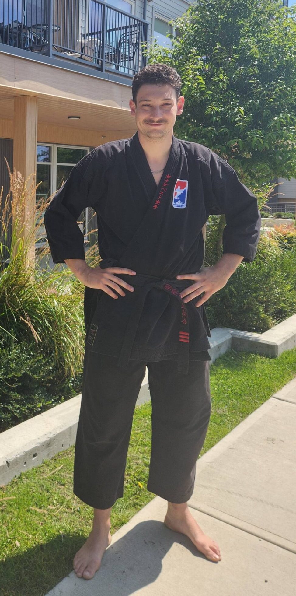Sensei Nash Kellett, Head Instructor at True North Dojo Sooke