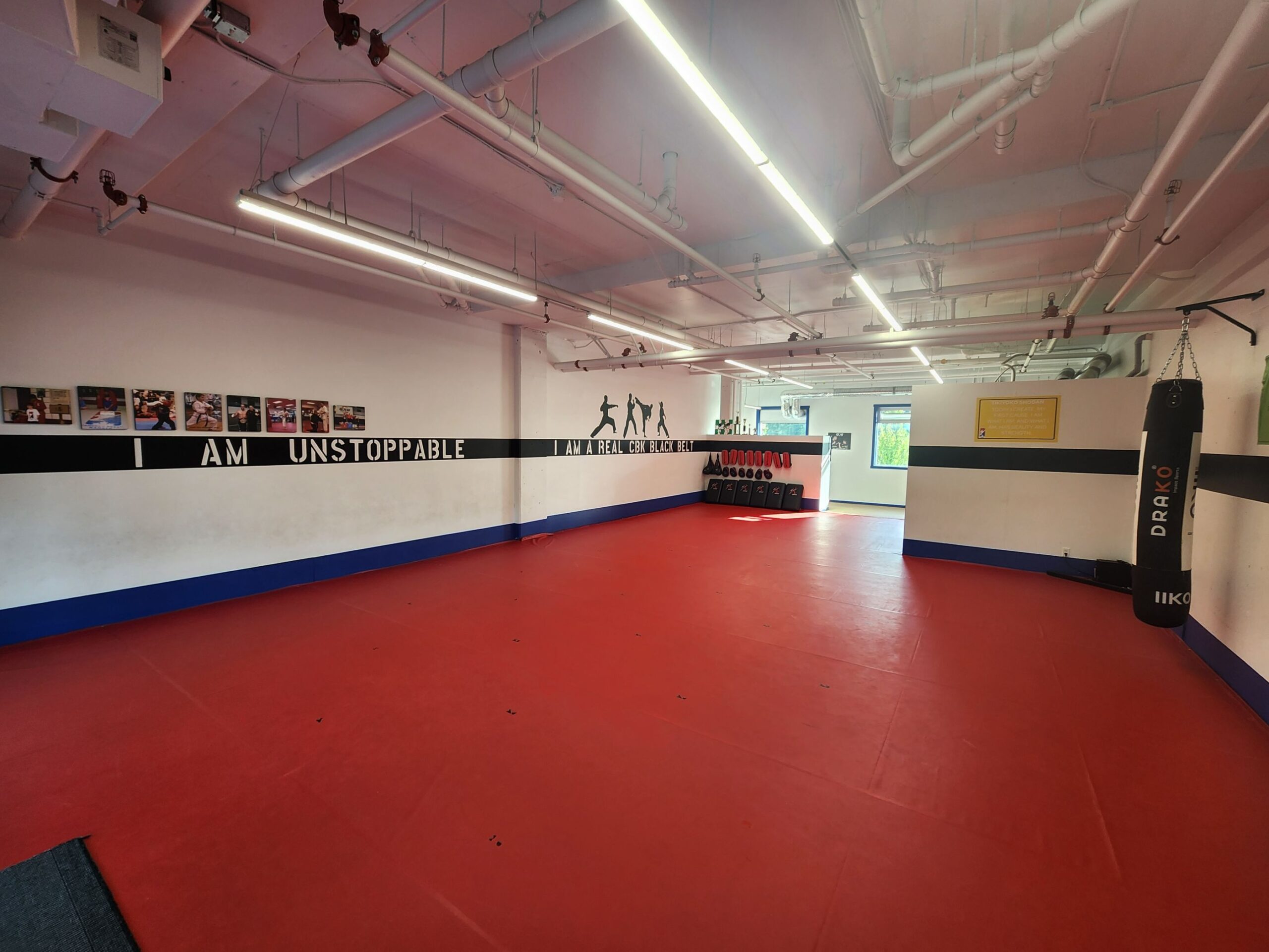 Sooke dojo training area