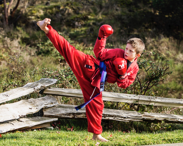 Student training at True North Dojo