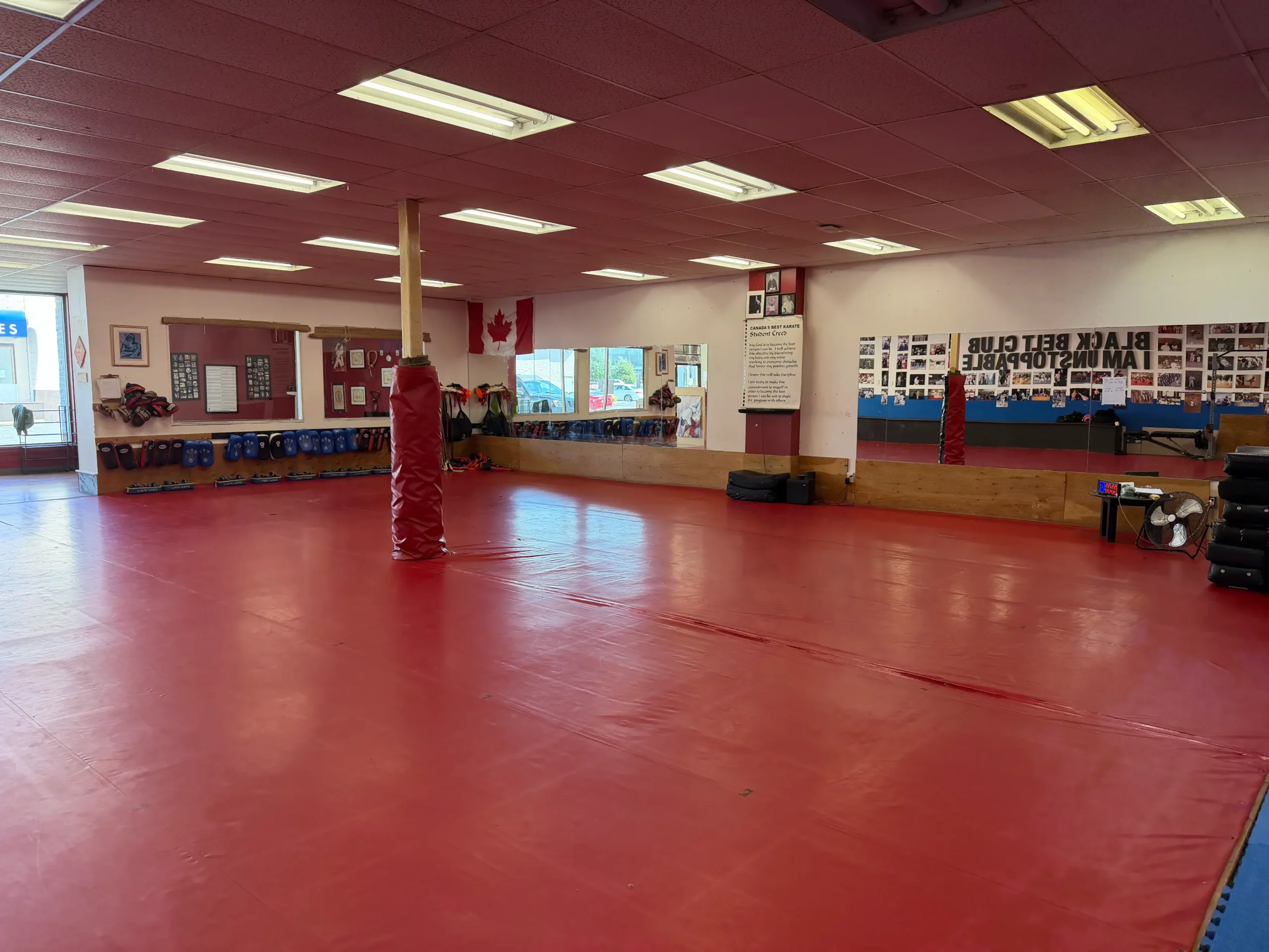 Hillside Dojo floor