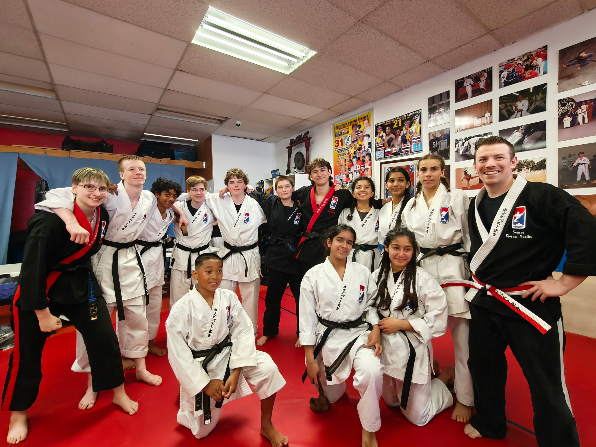 Hillside dojo floor